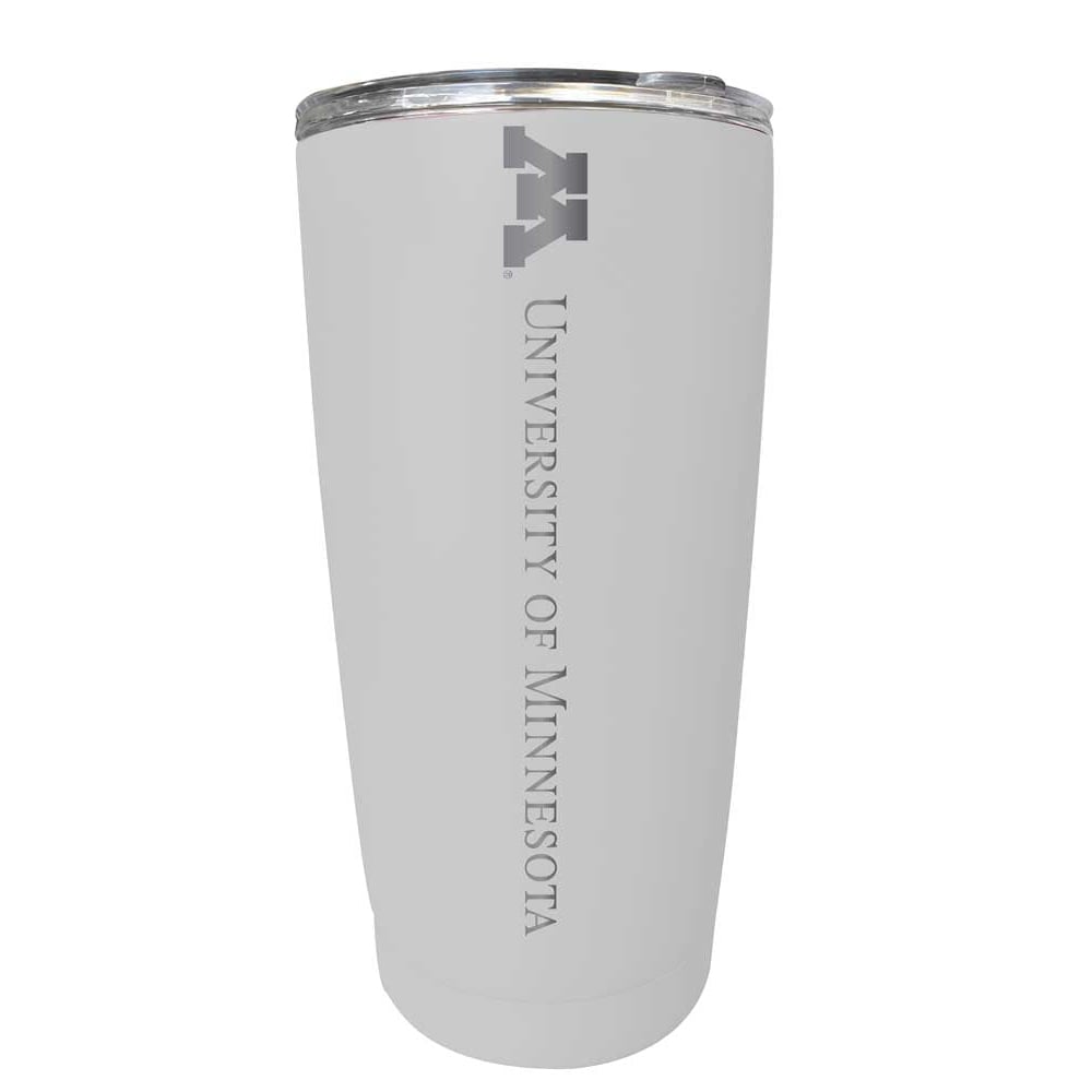 Minnesota Gophers NCAA Laser-Engraved Tumbler - 16oz Stainless Steel Insulated Mug Choose Your Color Image 1