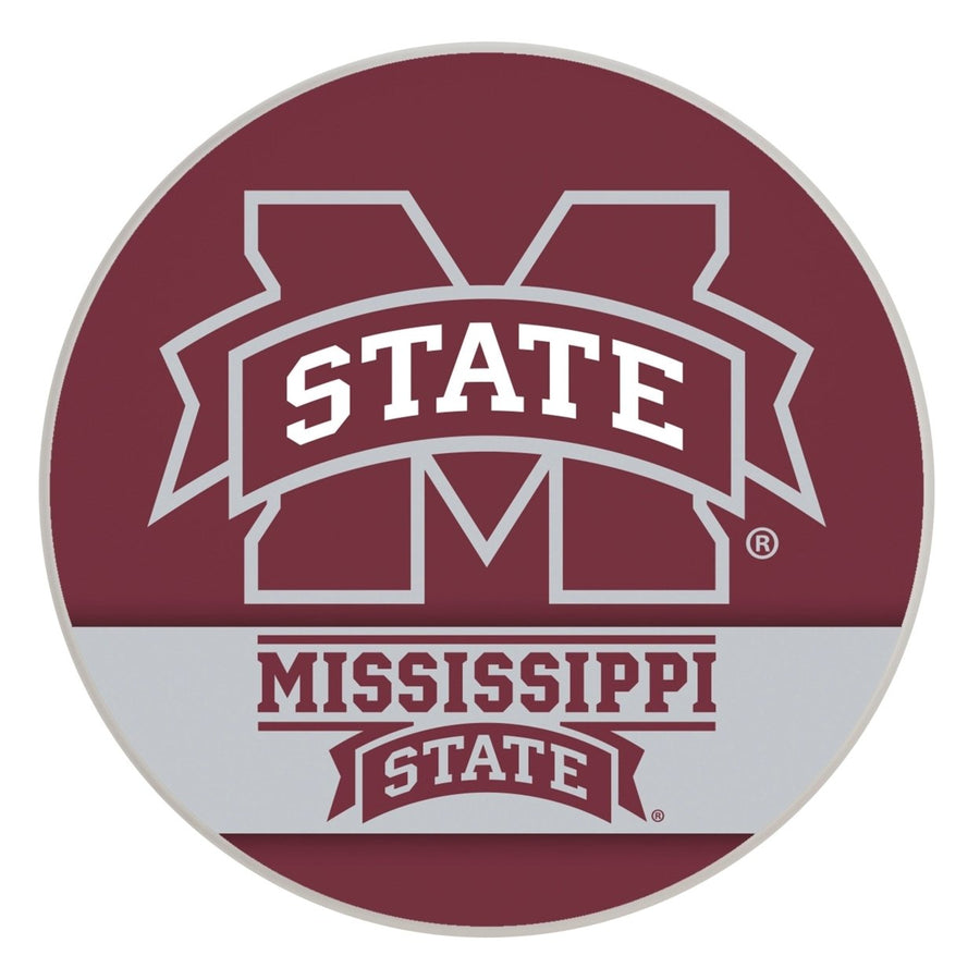 Mississippi State Bulldogs Officially Licensed Paper Coasters (4-Pack) - VibrantFurniture-Safe Design Image 1