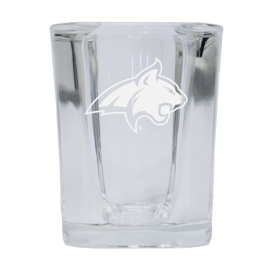 Montana State Bobcats NCAA Collectors Edition 2oz Square Shot Glass - Laser Etched Logo Image 1