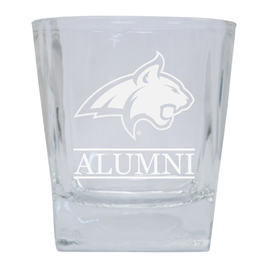 Montana State Bobcats 2-Pack Alumni Elegance 10oz Etched Glass Tumbler Image 1