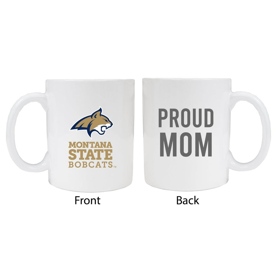 Montana State Bobcats Proud Mom Ceramic Coffee Mug - White (2 Pack) Image 1