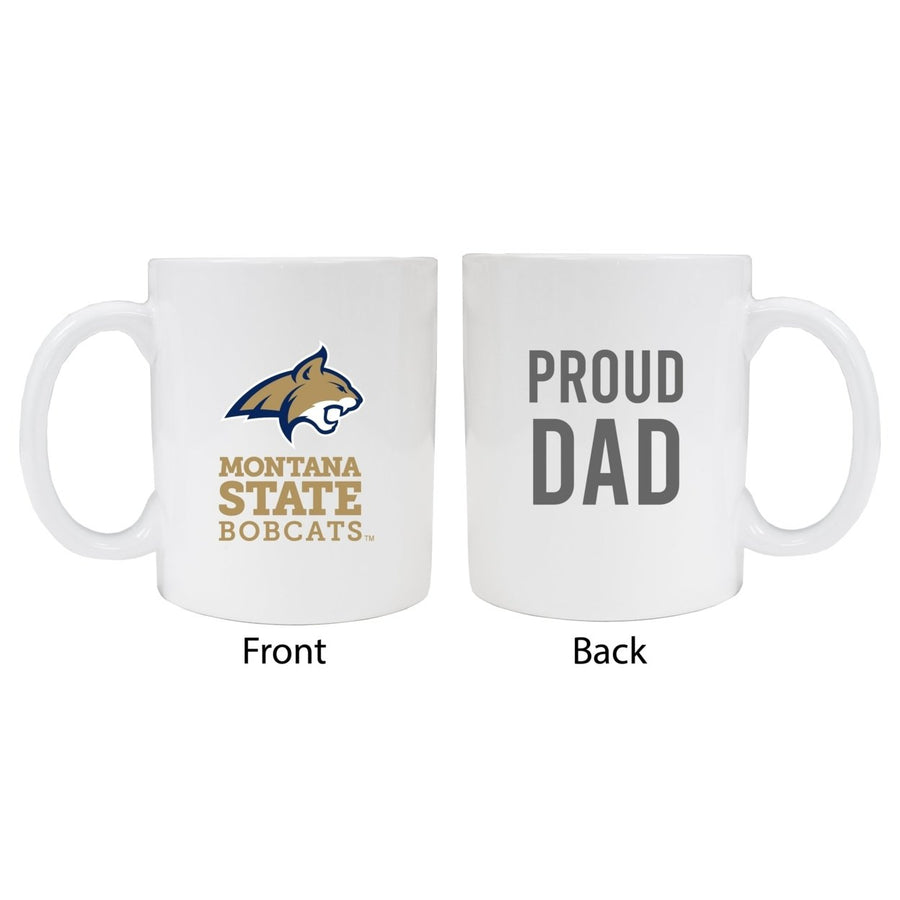 Montana State Bobcats Proud Dad Ceramic Coffee Mug - White Image 1