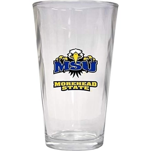 NCAA Morehead State University Officially Licensed Logo Pint Glass  Classic Collegiate Beer Glassware Image 1