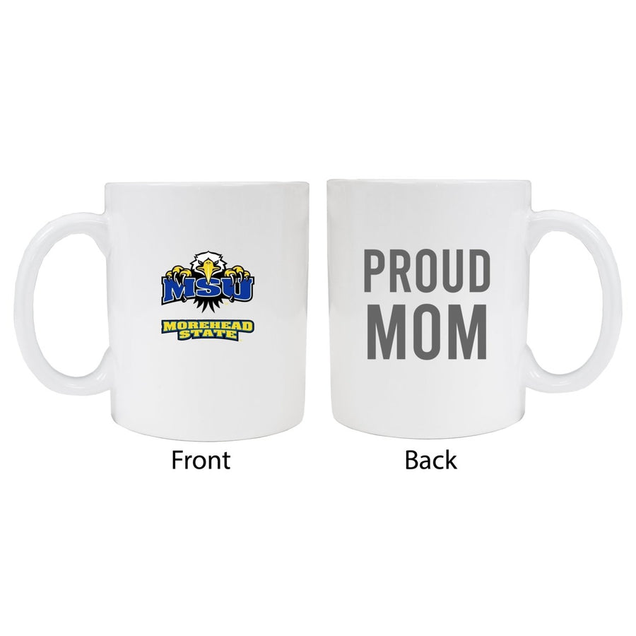 Morehead State University Proud Mom Ceramic Coffee Mug - White (2 Pack) Image 1