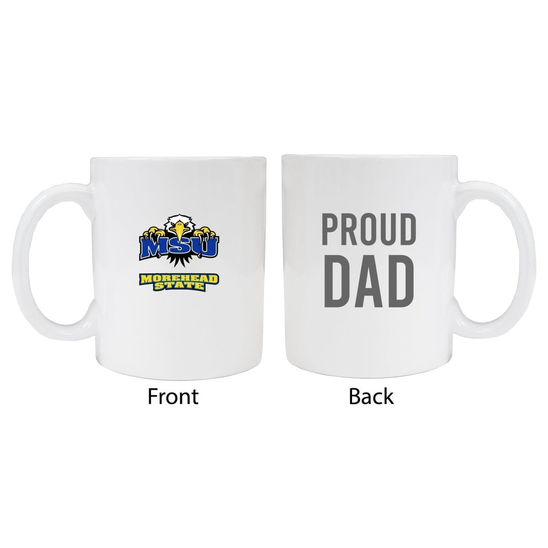 Morehead State University Proud Dad Ceramic Coffee Mug - White Image 1