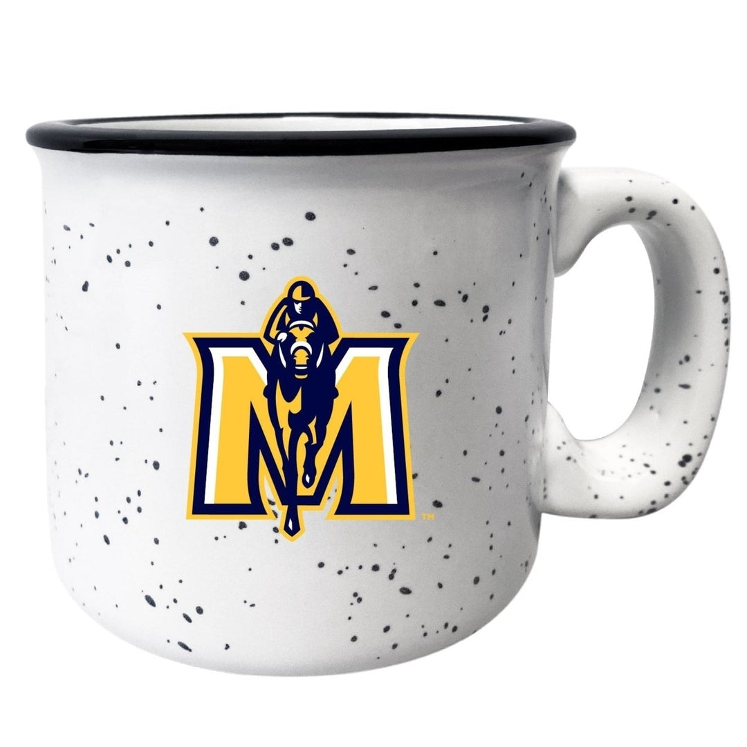 Murray State University 8 oz Speckled Ceramic Camper Coffee Mug White (White). Image 1