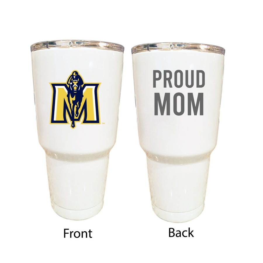 Murray State University Proud Mom 24 oz Insulated Stainless Steel Tumbler - Black Image 1