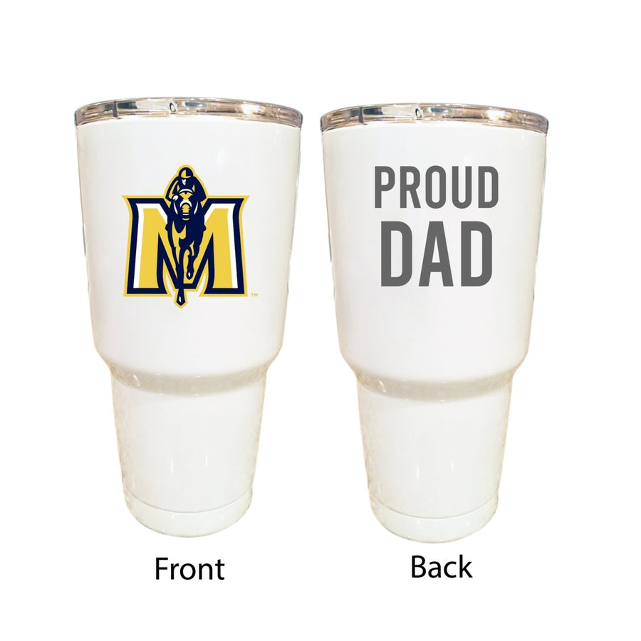 Murray State University Proud Dad 24 oz Insulated Stainless Steel Tumbler White Image 1