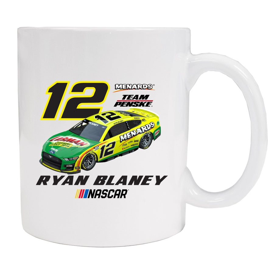 #12 Ryan Blaney Ceramic Mug Car Design Image 1