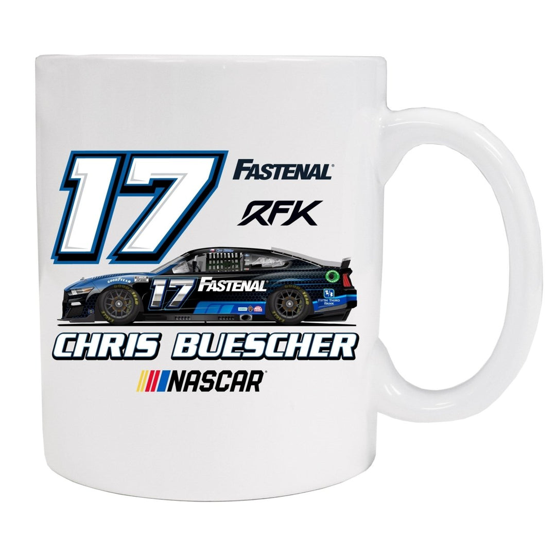 17 Chris Buescher Ceramic Mug Car Design Image 1