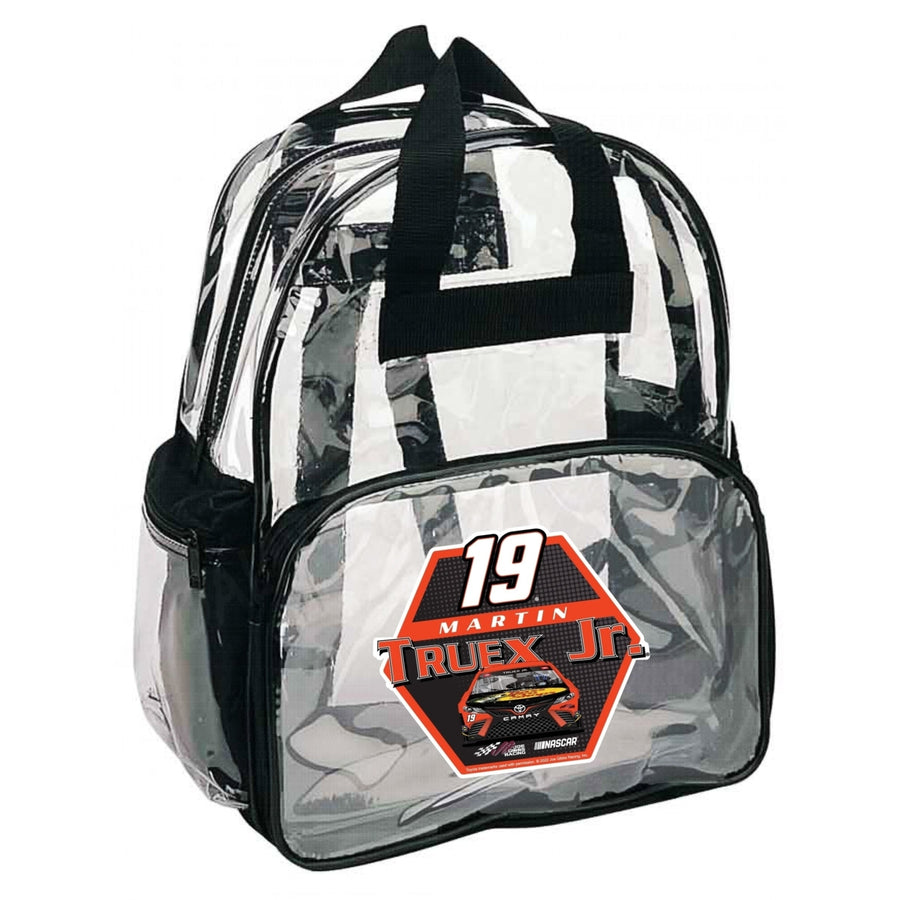 19 Martin Truex Jr. Officially Licensed Clear Backpack Image 1