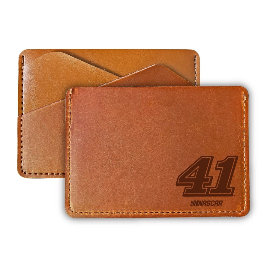 Nascar 41 Cole Custer Leather Wallet Card Holder  For 2022 Image 1