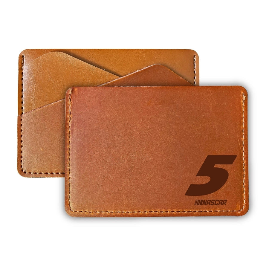 Nascar 5 Kyle Larson Leather Wallet Card Holder Image 1