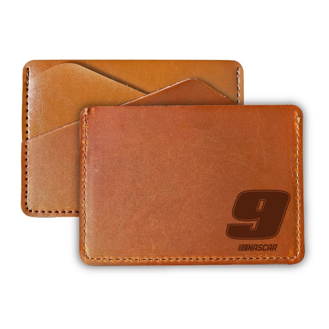 Nascar 9 Chase Elliott Leather Wallet Card Holder For 2022 Image 1