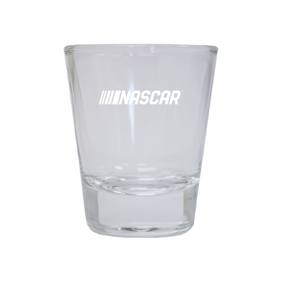 Nascar Etched Round Shot Glass New for 2022 Image 1