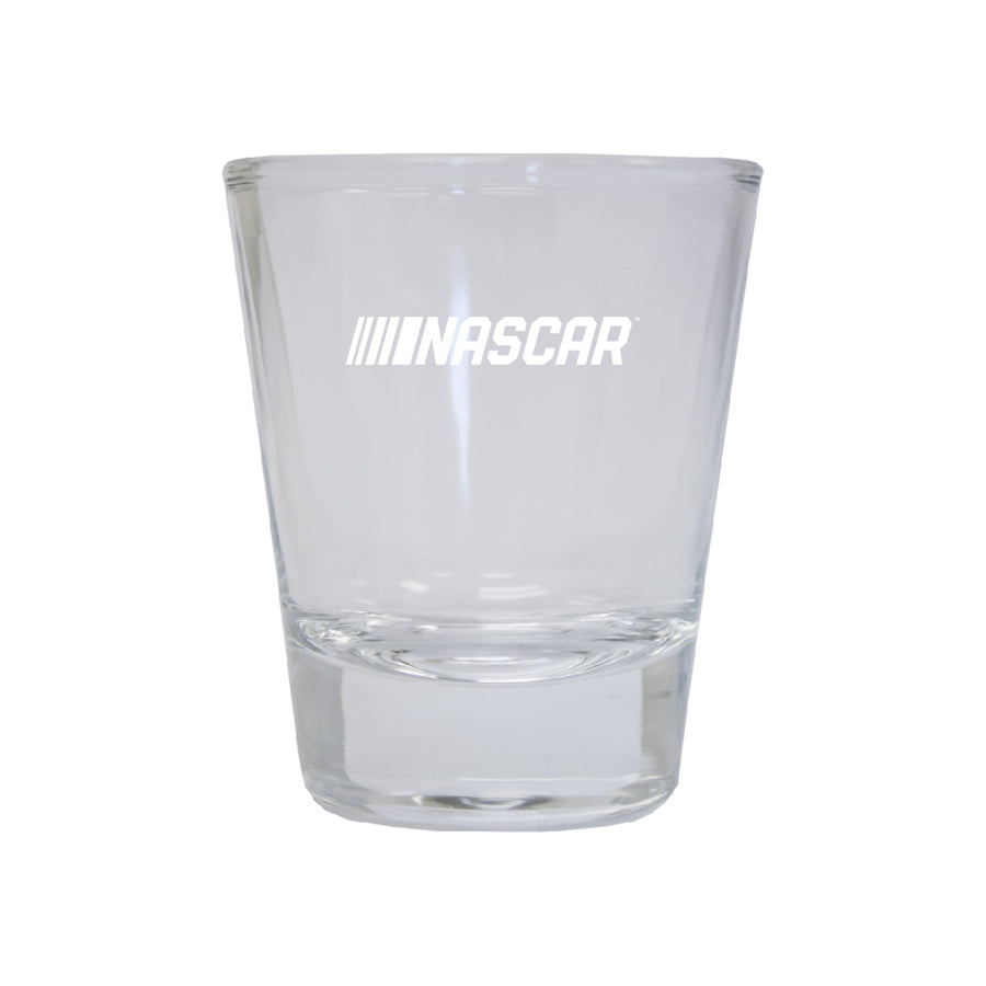 Nascar Etched Round Shot Glass New for 2022 Image 1