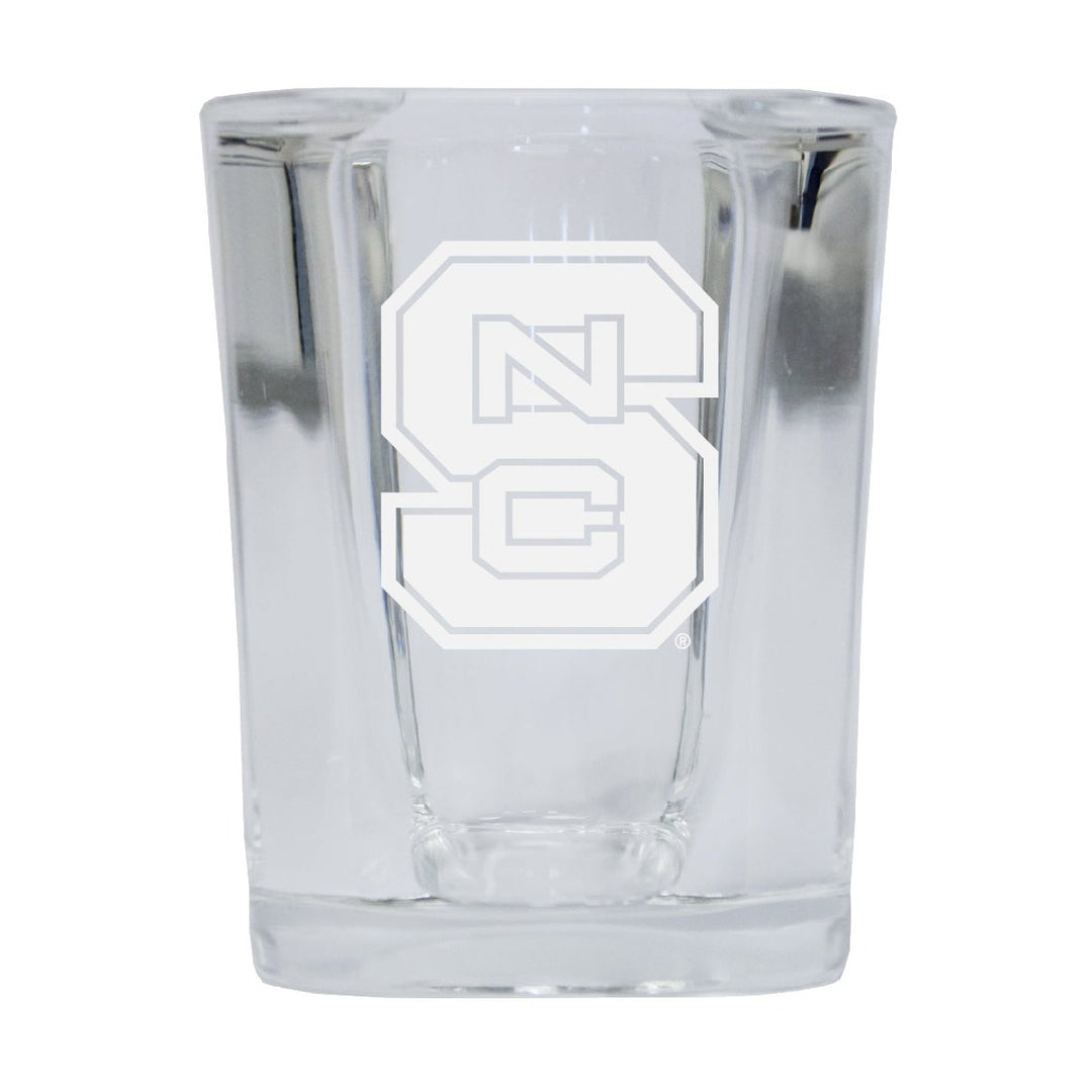 NC State Wolfpack NCAA Collectors Edition 2oz Square Shot Glass - Laser Etched Logo Image 1