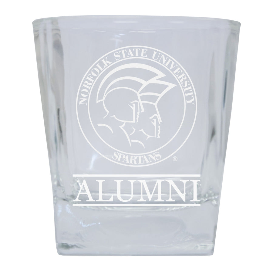 Norfolk State University Alumni Elegance - 5 oz Etched Shooter Glass Tumbler 2-Pack Image 1