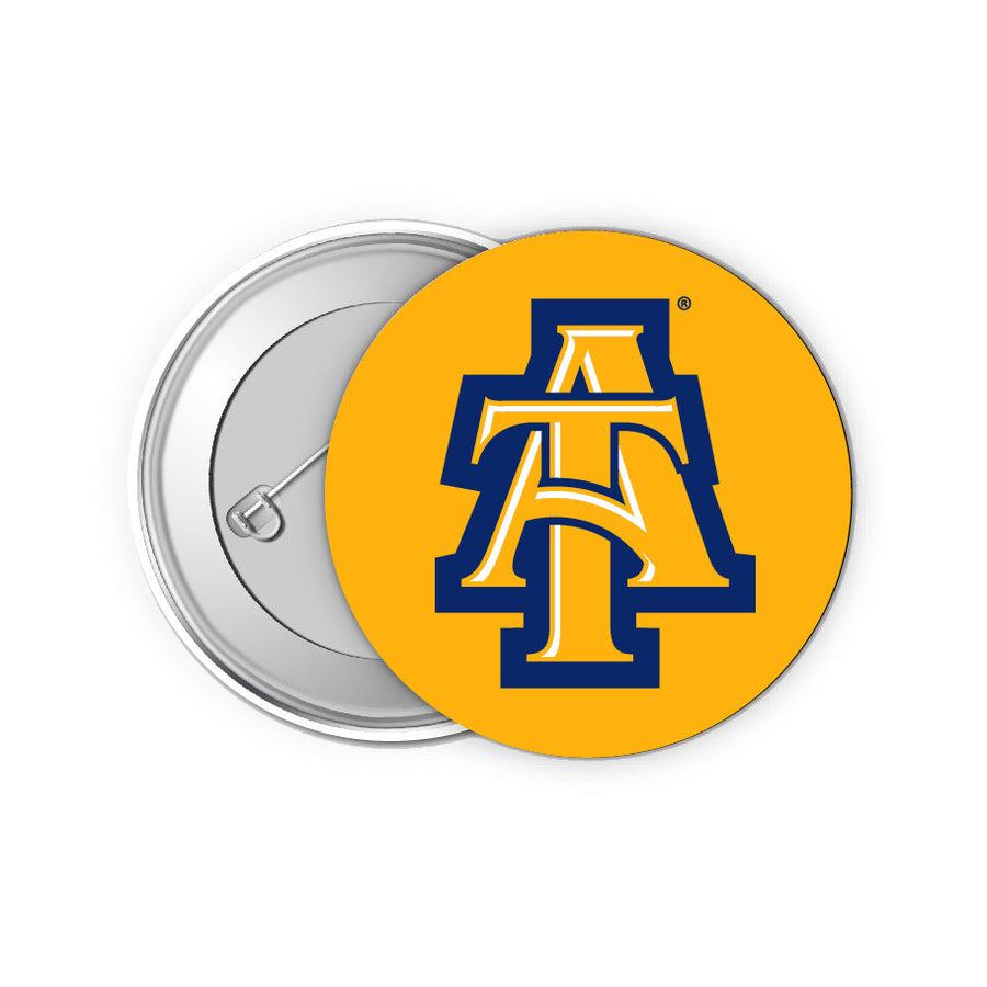 North Carolina AandT State Aggies 2-Inch Button Pins (4-Pack)  Show Your School Spirit Image 1