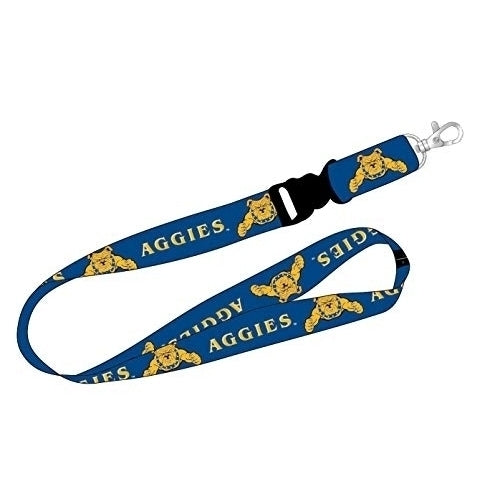Ultimate Sports Fan Lanyard - North Carolina AandT State Aggies SpiritDurable PolyesterQuick-Release Buckle and Image 1