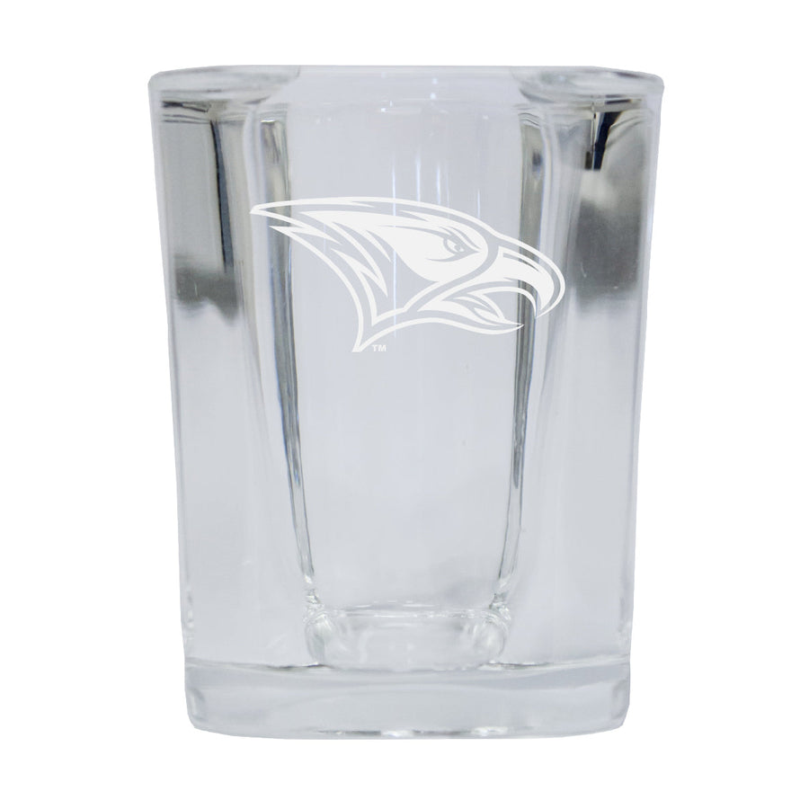 North Carolina Central Eagles NCAA Collectors Edition 2oz Square Shot Glass - Laser Etched Logo Image 1