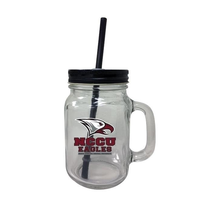 North Carolina Central University Mason Jar Glass Image 1