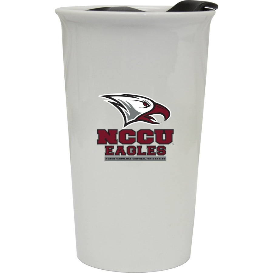 North Carolina Central University Double Walled Ceramic Tumbler Image 1