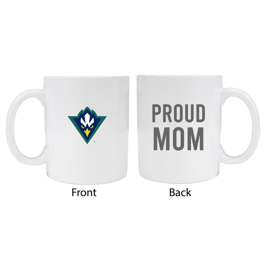 North Carolina Wilmington Seahawks Proud Mom Ceramic Coffee Mug - White (2 Pack) Image 1