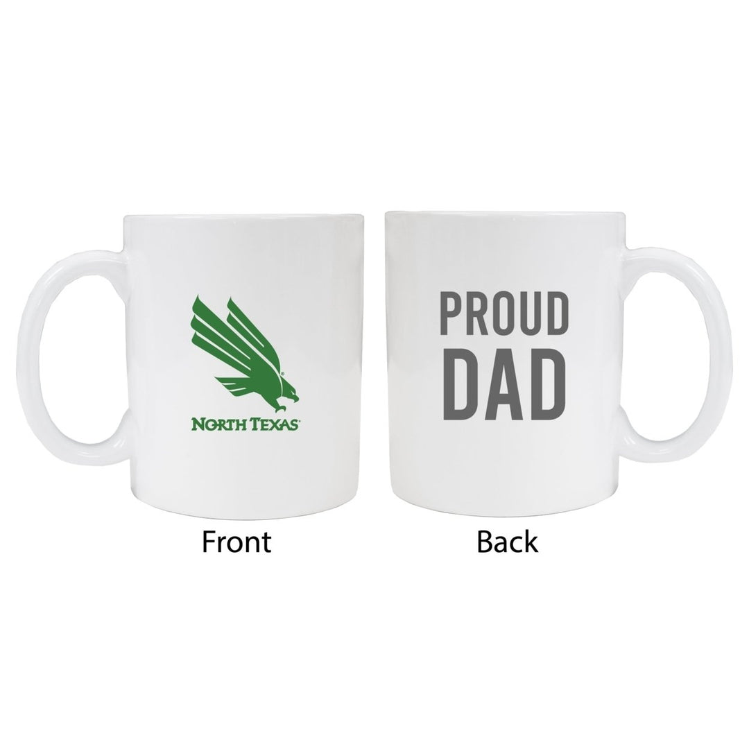 North Texas Proud Dad Ceramic Coffee Mug - White Image 1