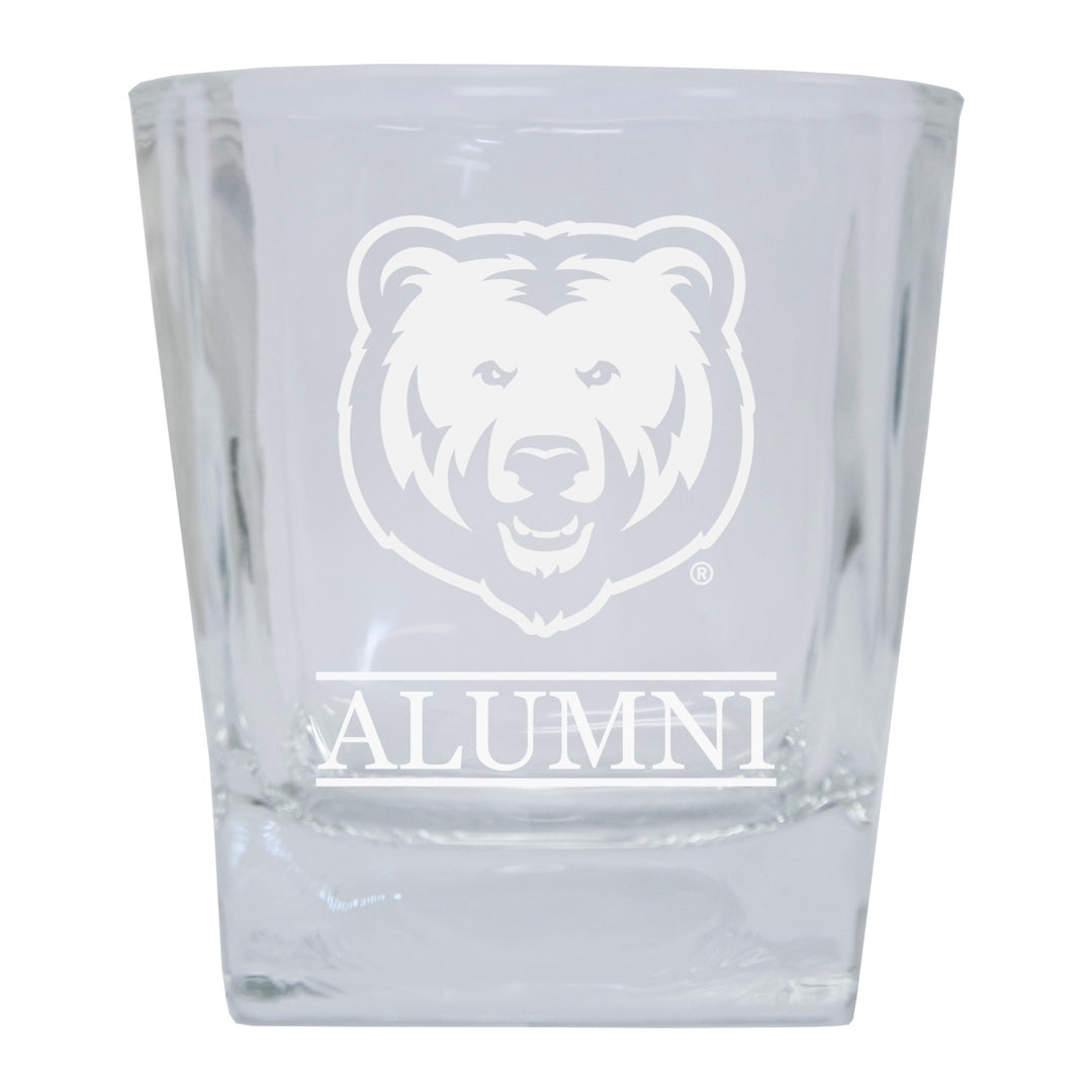 Northern Colorado Bears 2-Pack Alumni Elegance 10oz Etched Glass Tumbler Image 1