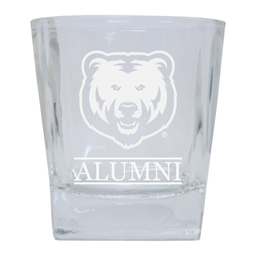 Northern Colorado Bears 2-Pack Alumni Elegance 10oz Etched Glass Tumbler Image 1