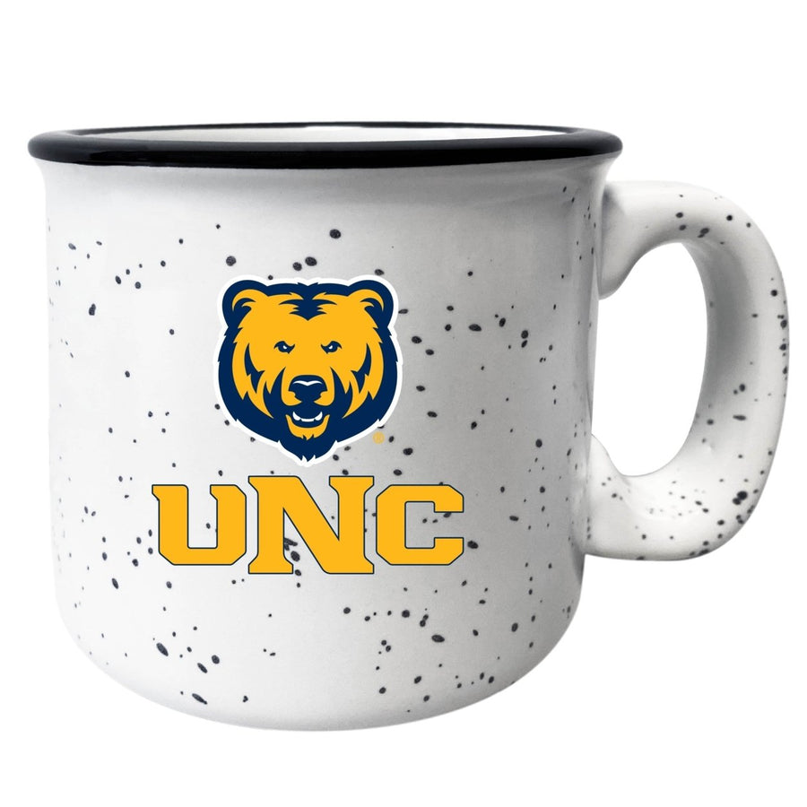 Northern Colorado Bears Speckled Ceramic Camper Coffee Mug White (White). Image 1