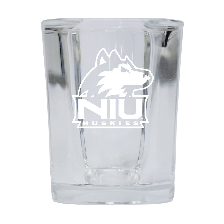 Northern Illinois Huskies NCAA Collectors Edition 2oz Square Shot Glass - Laser Etched Logo Image 1