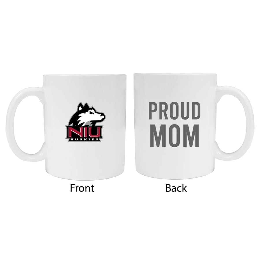 Northern Illinois Huskies Proud Mom Ceramic Coffee Mug - White (2 Pack) Image 1