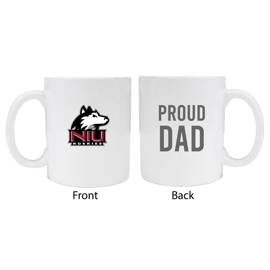 Northern Illinois Huskies Proud Dad Ceramic Coffee Mug - White Image 1