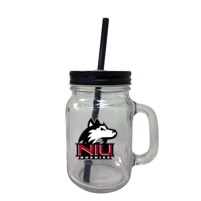 Northern Illinois University Mason Jar Glass Image 1