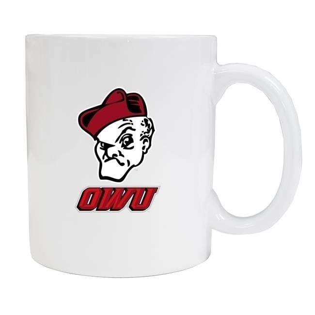 Ohio Wesleyan University White Ceramic NCAA Fan Mug 2-Pack (White) Image 1