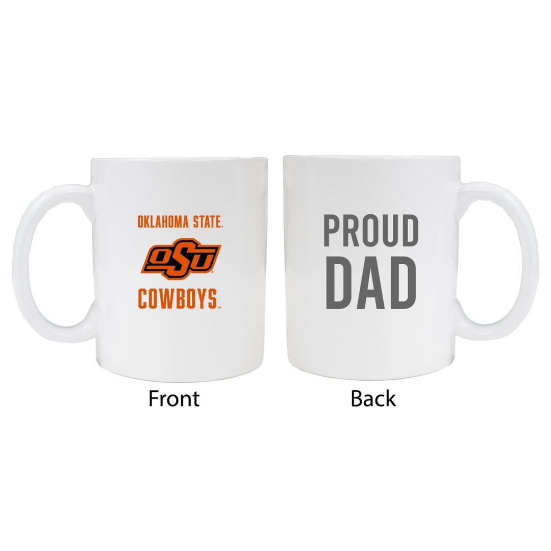 Oklahoma State Cowboys Proud Dad Ceramic Coffee Mug Image 1