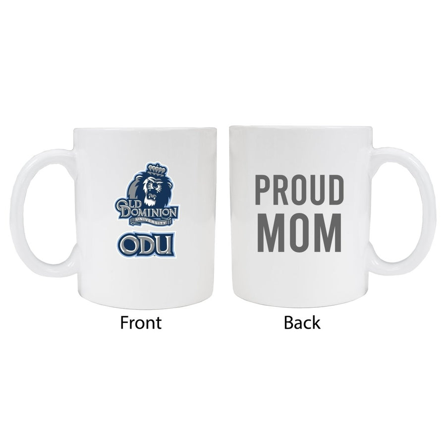 Old Dominion Monarchs Proud Mom Ceramic Coffee Mug - White Image 1