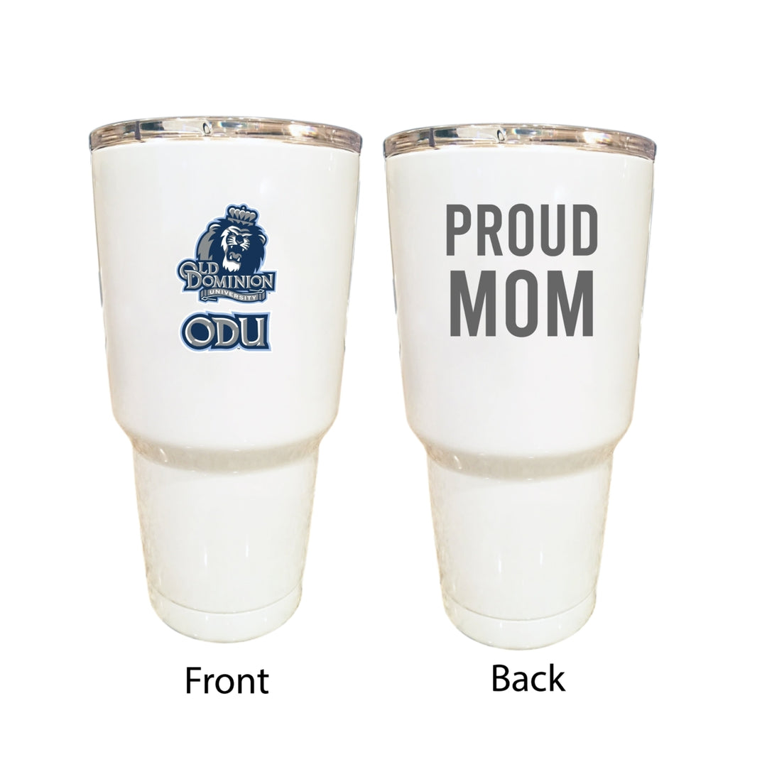 Old Dominion Monarchs Proud Mom 24 oz Insulated Stainless Steel Tumblers Choose Your Color. Image 1