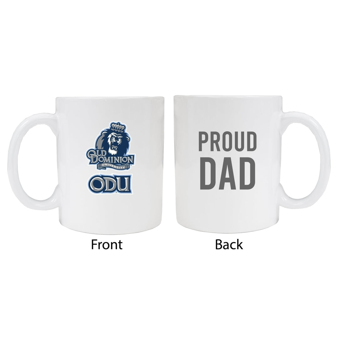 Old Dominion Monarchs Proud Dad Ceramic Coffee Mug - White Image 1