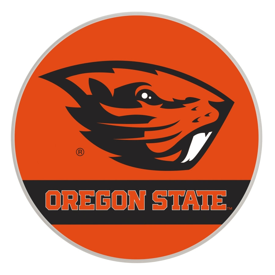 Oregon State Beavers Officially Licensed Paper Coasters (4-Pack) - Vibrant Furniture-Safe Design Image 1