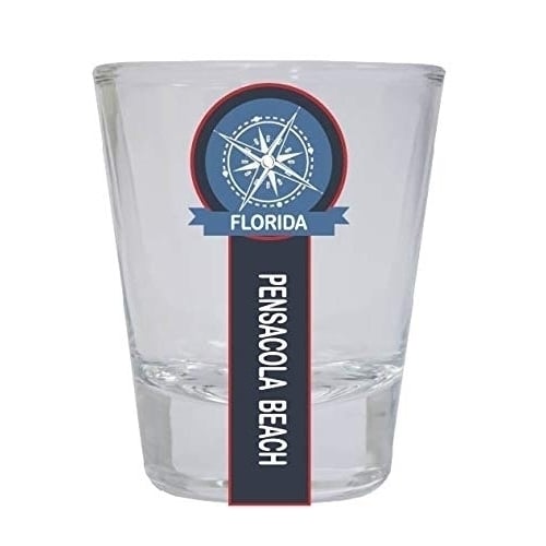 Pensacola Beach Florida Nautical Shot Glass Image 1