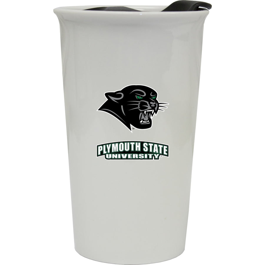 Plymouth State University Double Walled Ceramic Tumbler Image 1