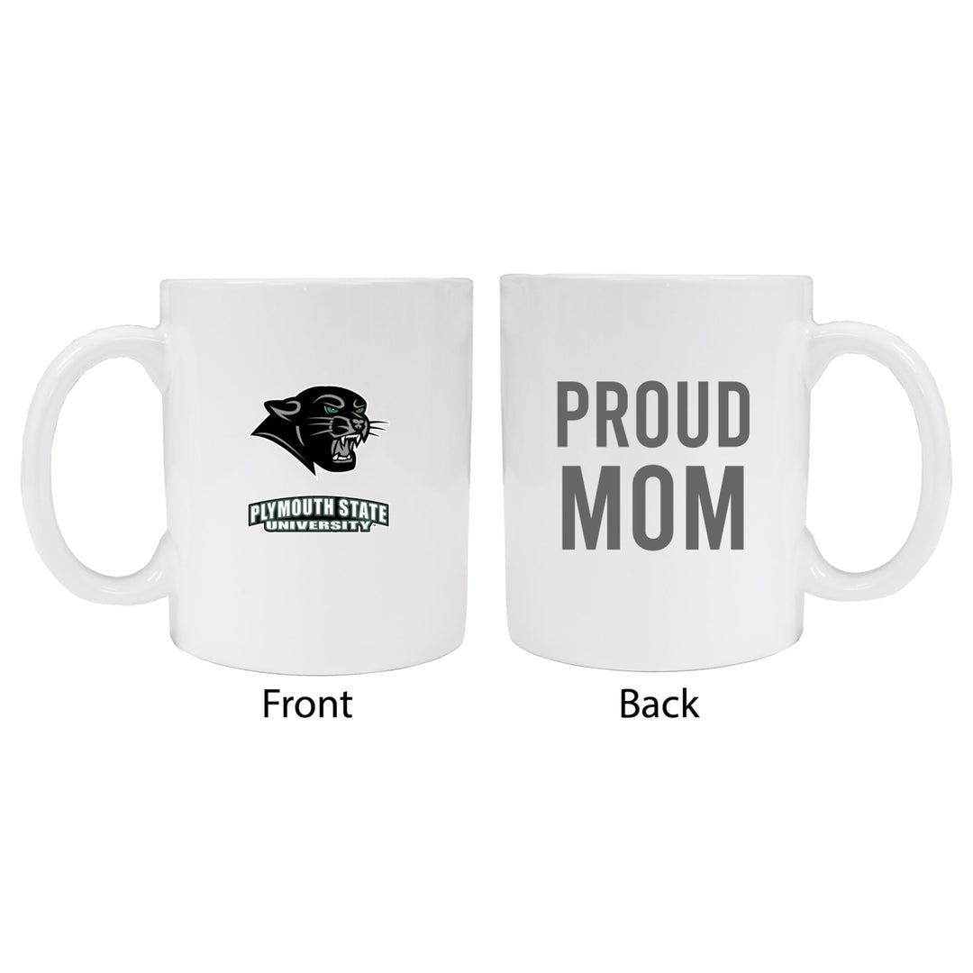 Plymouth State University Proud Mom Ceramic Coffee Mug - White Image 1