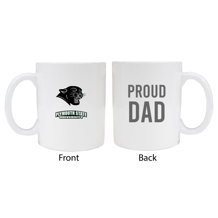 Plymouth State University Proud Dad Ceramic Coffee Mug - White Image 1