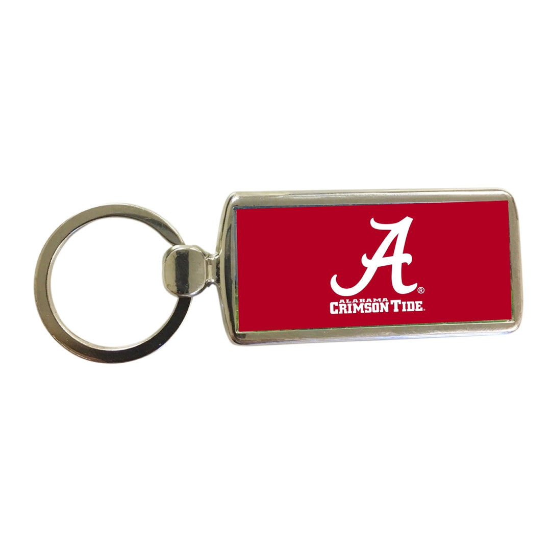 Alabama Crimson Tide Metal Keychain Image 1