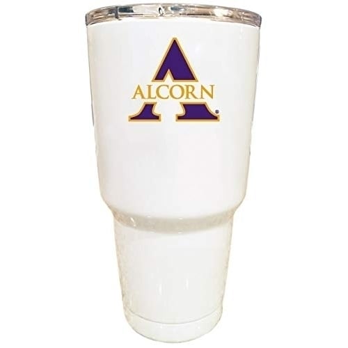 Alcorn State Beavers University 20 oz Insulated Stainless Steel Tumbler White Image 1