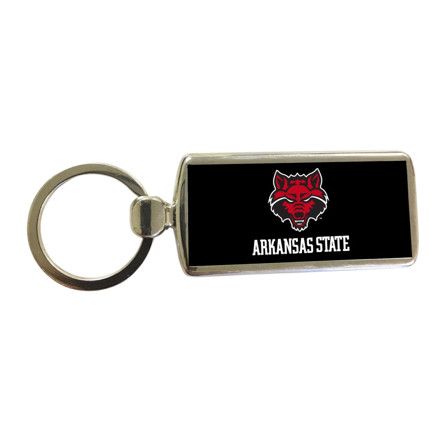 Arkansas State Metal Keychain Image 1