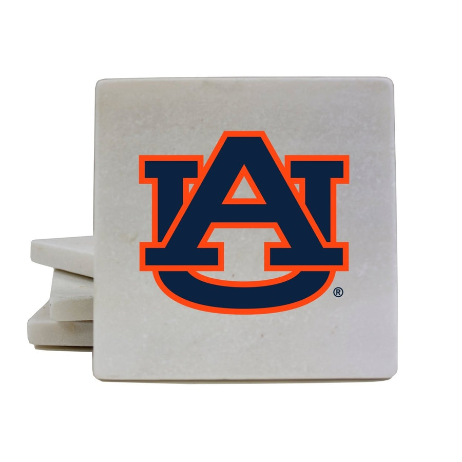 Auburn Tigers Marble Coasters - Elegantly Crafted Officially Licensed Luxury Image 1